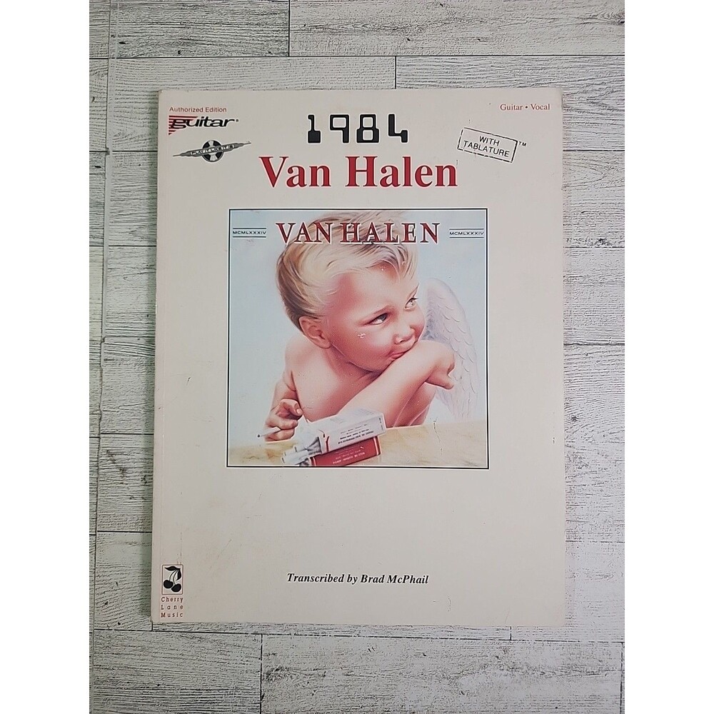 Vintage Van Halen 1984 Guitar Tab Song Sheet Music Book Cherry Lane Guitar